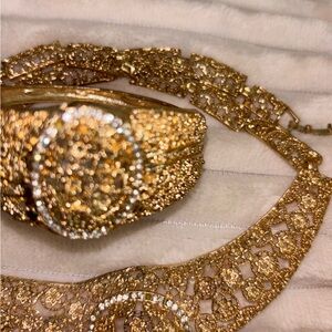 Variety of Elegant Gold and Silver Jewelry Set